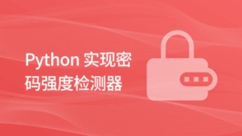 Python 实现密码强度检测器